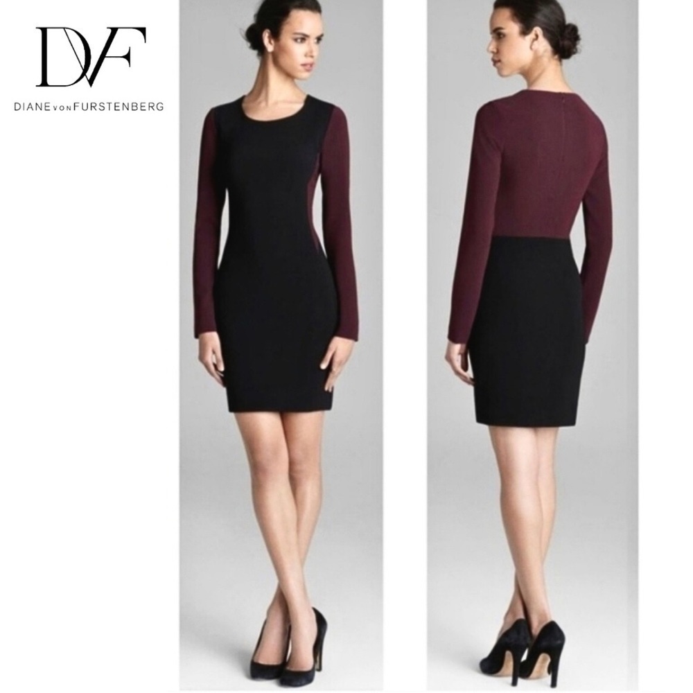 Diane Von Furstenberg Octavia Long Sleeve Dress